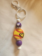❤️ Softball Keychains