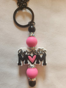 Gymnastics Mom Keychains