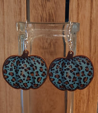 Leopard Pumpkin Acrylic Earrings