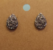 Glitter Teardrop Earrings