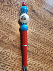 Teacher Beaded Pen