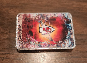 Red, White, & Gold Football Magnets