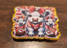 Red, White, & Gold Football Magnets