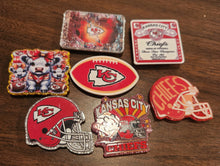 Red, White, & Gold Football Magnets