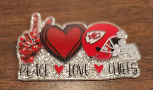 Red, White, & Gold Football Magnets