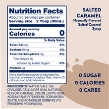 Sugar Free Salted Caramel Syrup