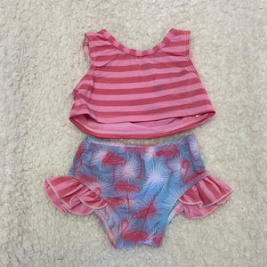 Girl's Flamingo Swimsuit