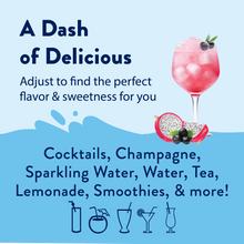Sugar Free Dragonfruit Acai Flavor Infusion Syrup