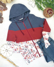 09.18 EN ROUTE Colorblock Fullzip - Autumn Watercolor Mix