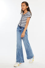 GIRL KIDS HIGH RISE WIDE LEG FLARE JEANS-YC20024M