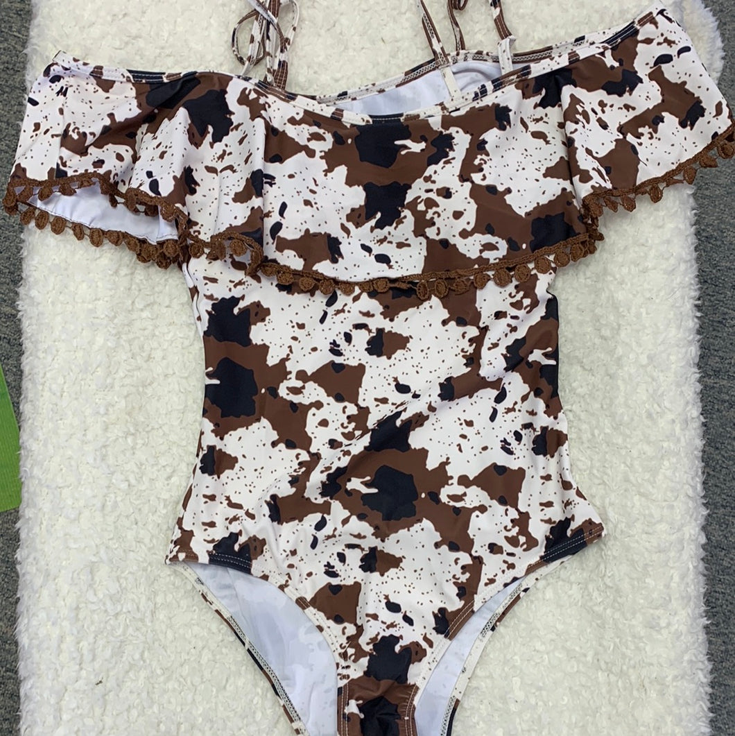 Women’s Cowhide Swimsuit