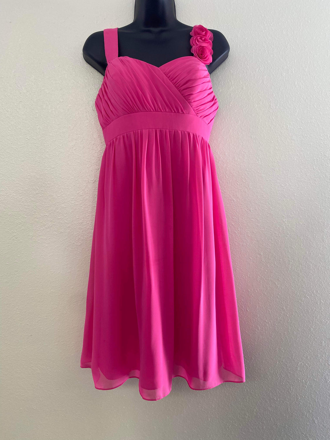 Pink Alfred Angelo Short Size 4 Prom Dress