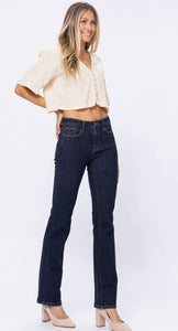 Bootcut Mid Rise Jeans