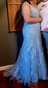 Blue Prom Dress