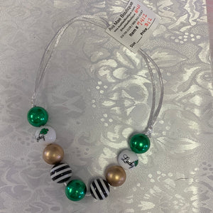 St. Patrick’s Day Bubblegum Necklace