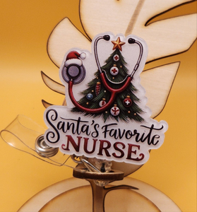 BR - Holiday Nurse Badge Reels
