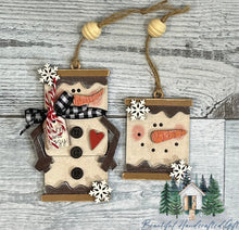 DIY kit Marshmallow Snowmen Ornaments