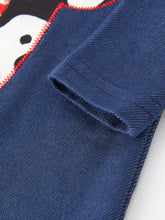 Girls Cow Applique Embroidered Romper