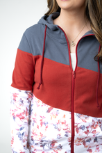 09.18 EN ROUTE Colorblock Fullzip - Autumn Watercolor Mix