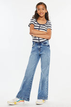 GIRL KIDS HIGH RISE WIDE LEG FLARE JEANS-YC20024M