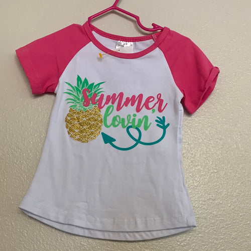 Girls Baby Summer Lovin Shirt