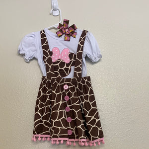 Girl's Baby Giraffe Outfit