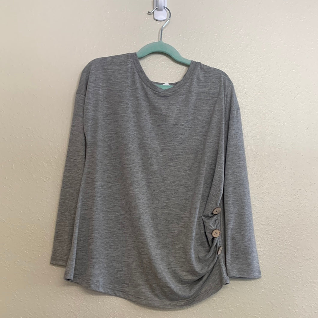 Tween Gray Long Sleeve Peyton Bre