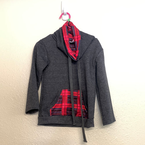 Girl's Toddler/Tween Plaid Sweatshirt