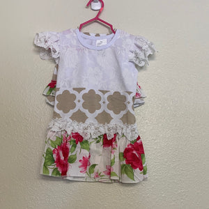 Girls Baby Toddler Floral Elegant Outfit