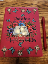 A5 Faux Leather Journal with matching pen