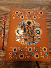 A5 Faux Leather Journal with matching pen