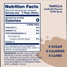 Sugar Free Vanilla Syrup