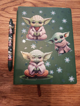 A5 Faux Leather Journal with matching pen
