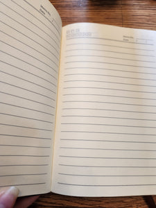 A5 Faux Leather Journal with matching pen