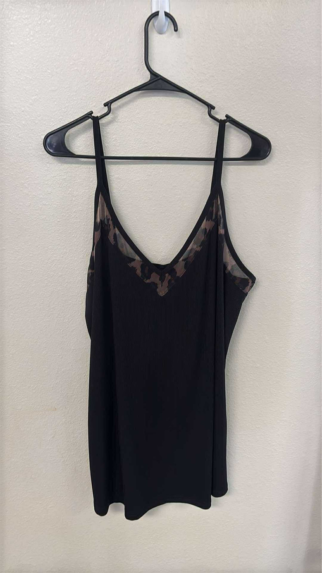 Women’s Crazy Train Black Leopard Tank