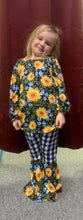 Girl's Blue Floral Outfit