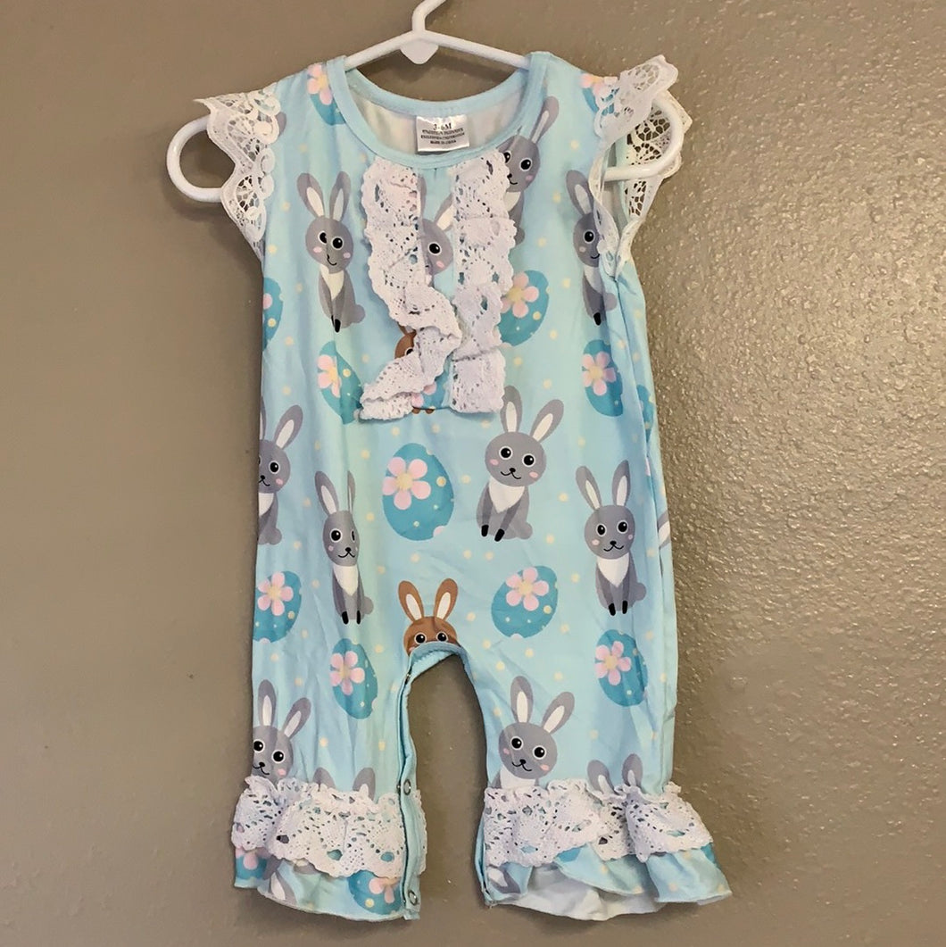 Girls Easter Bunny Romper