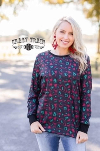Crazy Train Buffalo Turquoise Leopard