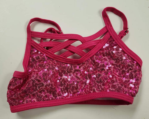 Girls Toddler Hot Pink Bralette