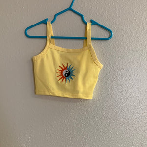 Kid’s Girls Toddler Sun Crop Top