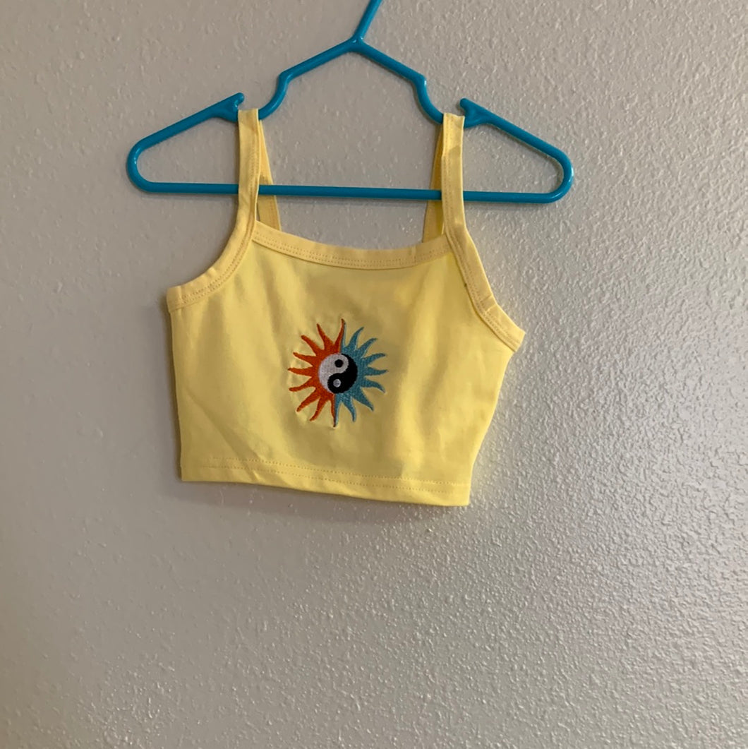 Kid’s Girls Toddler Sun Crop Top