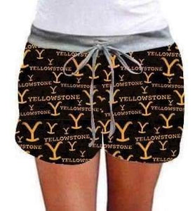 Women’s Yellowstone Black Shorts