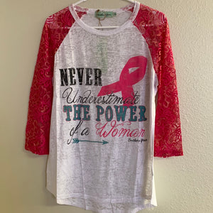 Women’s "Never Underestimate the Power of a Woman" Shirt