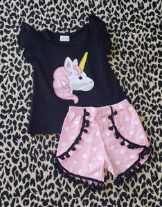 Girls Baby/Toddler Unicorn Outfit