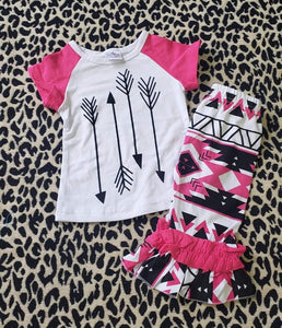 Girls Baby/Toddler Arrow Outfit