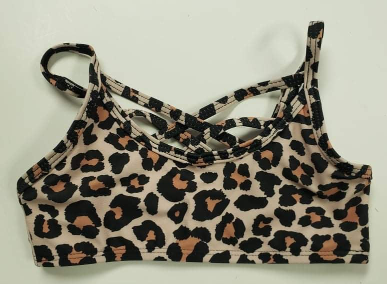 Girl's Toddler Leopard Bralette