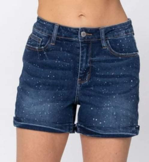 Women’s Judy Blue Galaxy Splash Shorts