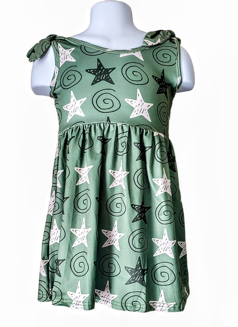 Girls Toddler Star Dress
