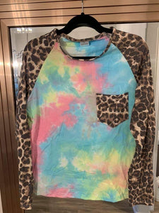 Women’s Tie Dye Leopard