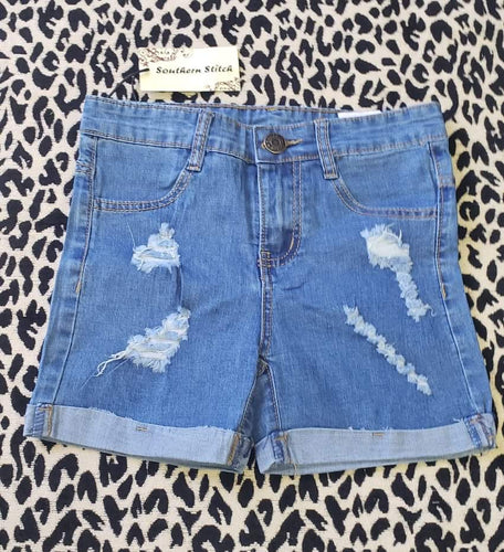 Girls Denim Shorts